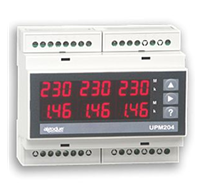 ALGODUE UPM204 DIN-rail LED Power Meter for Measurements on Three-Phase Systems