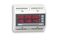 ALGODUE UPM204 DIN-rail LED Power Meter for Measurements on Three-Phase Systems