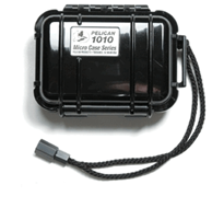 PELICAN 1010BWB Micro Case - Black with Black 