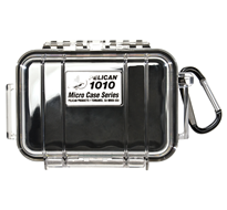 PELICAN 1010CWB Micro Case - Clear with Black  
